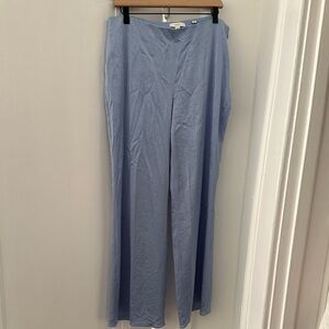 Vince crinkled satin bias pant